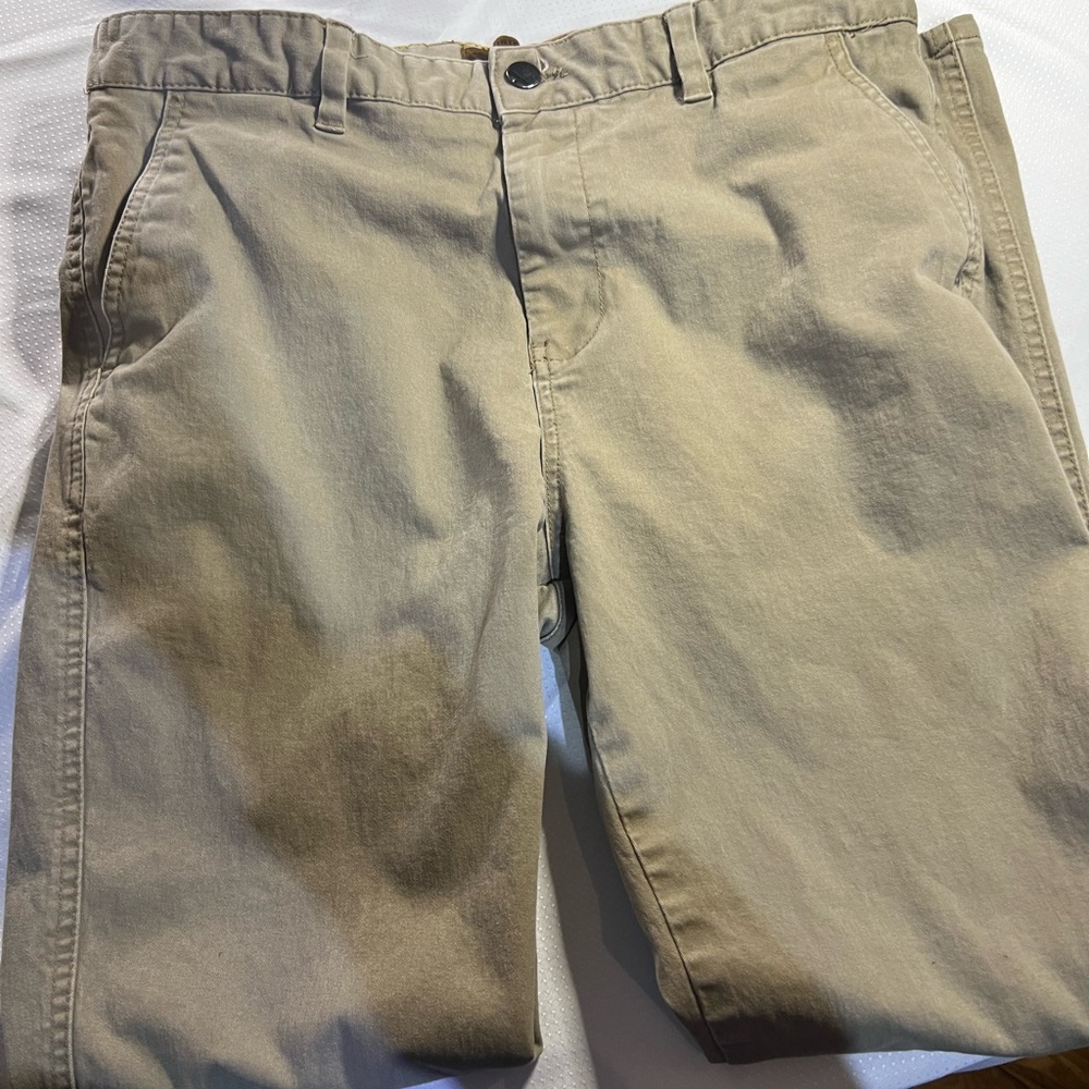 NWOT Tainted Denim Size 34 Men’s Khaki Dress/Casual Pants.